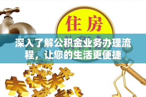 临沧深入了解公积金业务办理流程，让您的生活更便捷