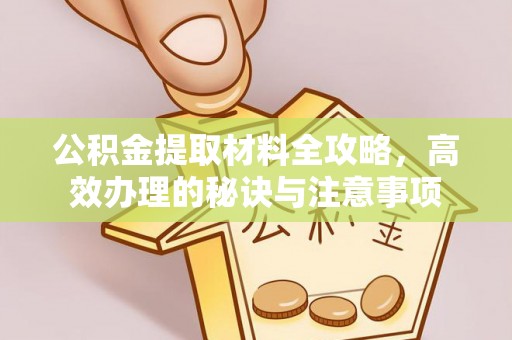 临沧公积金提取材料全攻略，高效办理的秘诀与注意事项