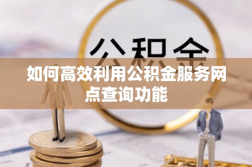 临沧如何高效利用公积金服务网点查询功能