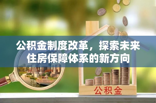 临沧公积金制度改革，探索未来住房保障体系的新方向