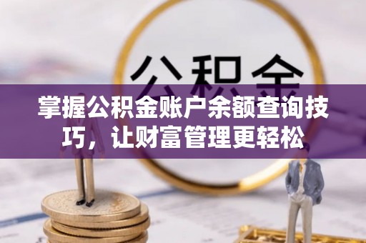 临沧掌握公积金账户余额查询技巧，让财富管理更轻松