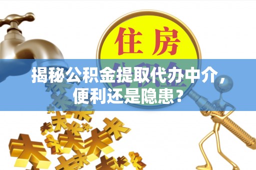 临沧揭秘公积金提取代办中介，便利还是隐患？