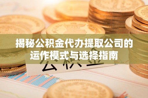 临沧揭秘公积金代办提取公司的运作模式与选择指南
