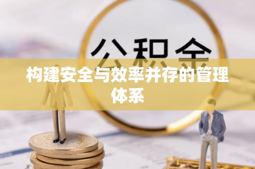 临沧构建安全与效率并存的管理体系