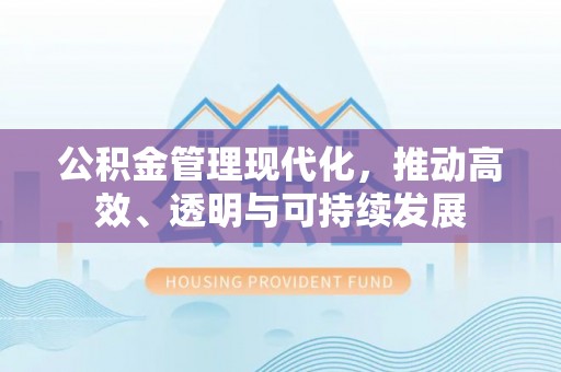 临沧公积金管理现代化，推动高效、透明与可持续发展