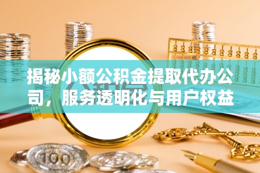 临沧揭秘小额公积金提取代办公司，服务透明化与用户权益保障