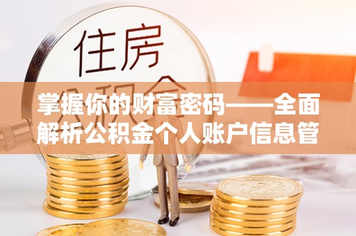 临沧掌握你的财富密码——全面解析公积金个人账户信息管理与优化