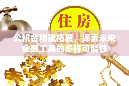 临沧公积金功能拓展，探索未来金融工具的多样可能性