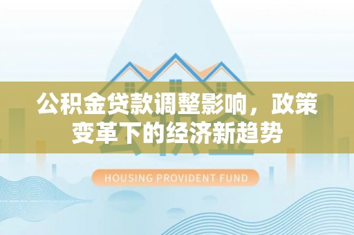 临沧公积金贷款调整影响，政策变革下的经济新趋势