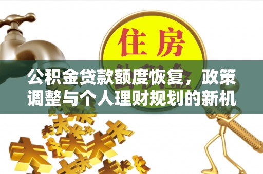 临沧公积金贷款额度恢复，政策调整与个人理财规划的新机遇