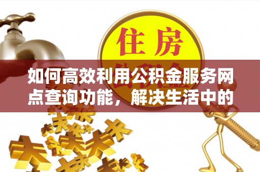 临沧如何高效利用公积金服务网点查询功能，解决生活中的资金难题