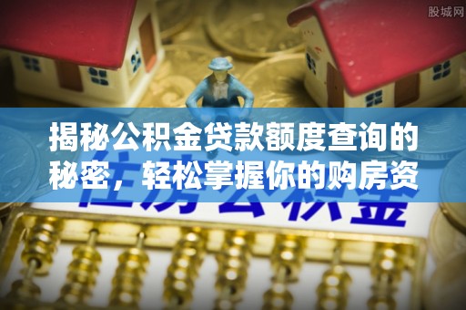 临沧揭秘公积金贷款额度查询的秘密，轻松掌握你的购房资金