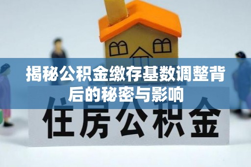 临沧揭秘公积金缴存基数调整背后的秘密与影响