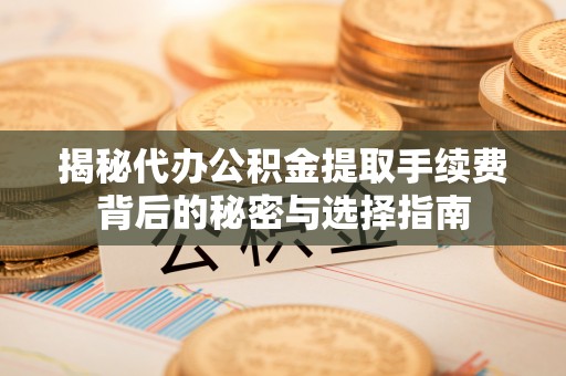 临沧揭秘代办公积金提取手续费背后的秘密与选择指南