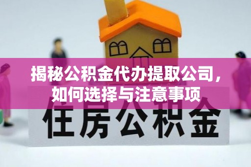 临沧揭秘公积金代办提取公司，如何选择与注意事项