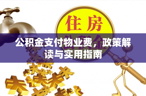 临沧公积金支付物业费，政策解读与实用指南